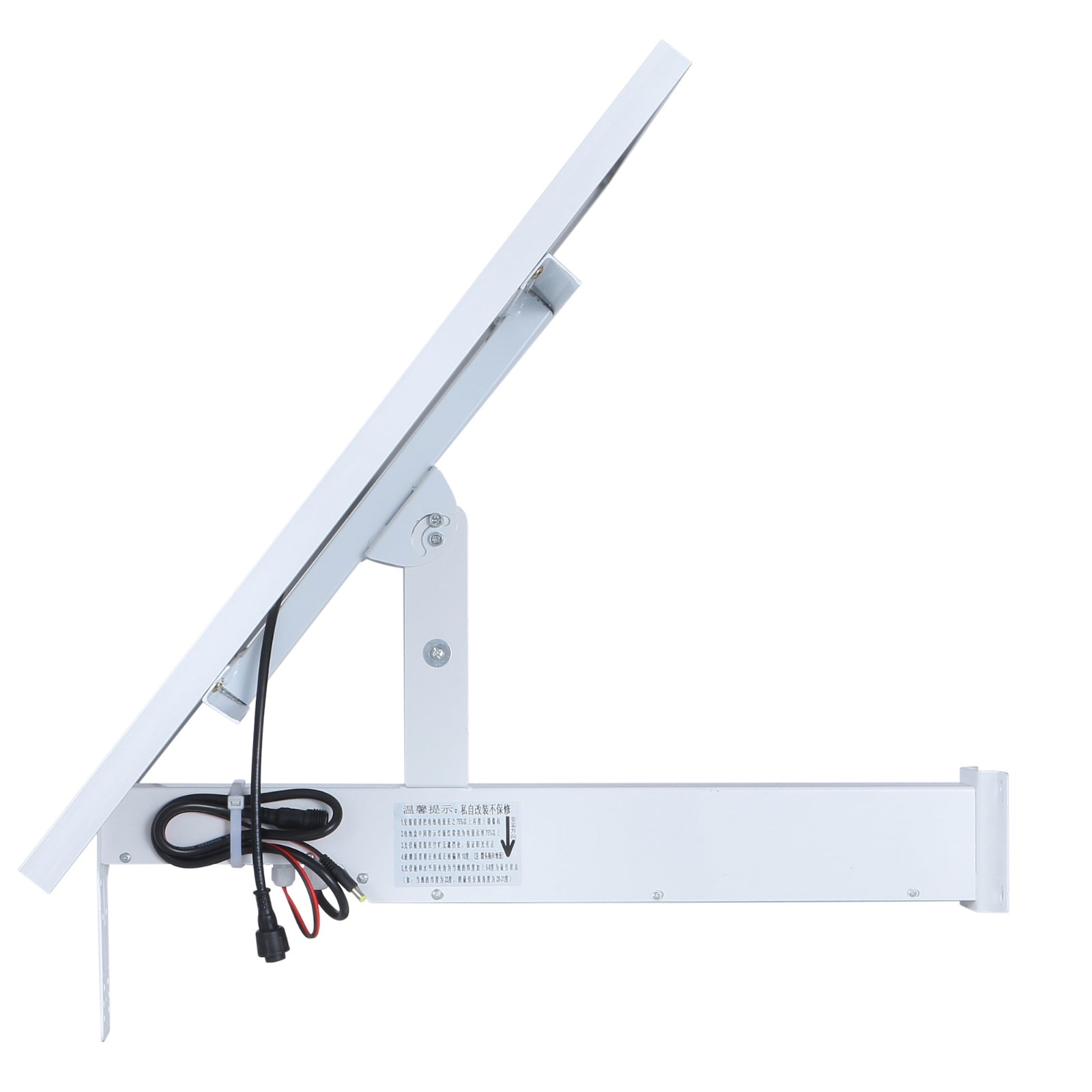 60W CCTV Solar Panel 12v DC 60A Battery Powered Bracket for PTZ Dome / Bullet Camera