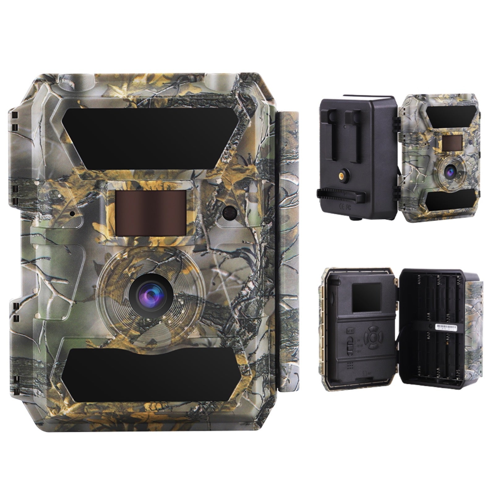 24MP Hunting Trail Camera HD Photo & 1080p Video IP66 Outdoor Wildlife 0.4s PIR Detection