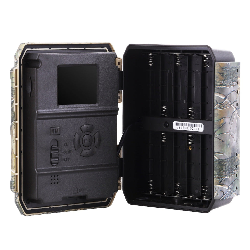 24MP Hunting Trail Camera HD Photo & 1080p Video IP66 Outdoor Wildlife 0.4s PIR Detection