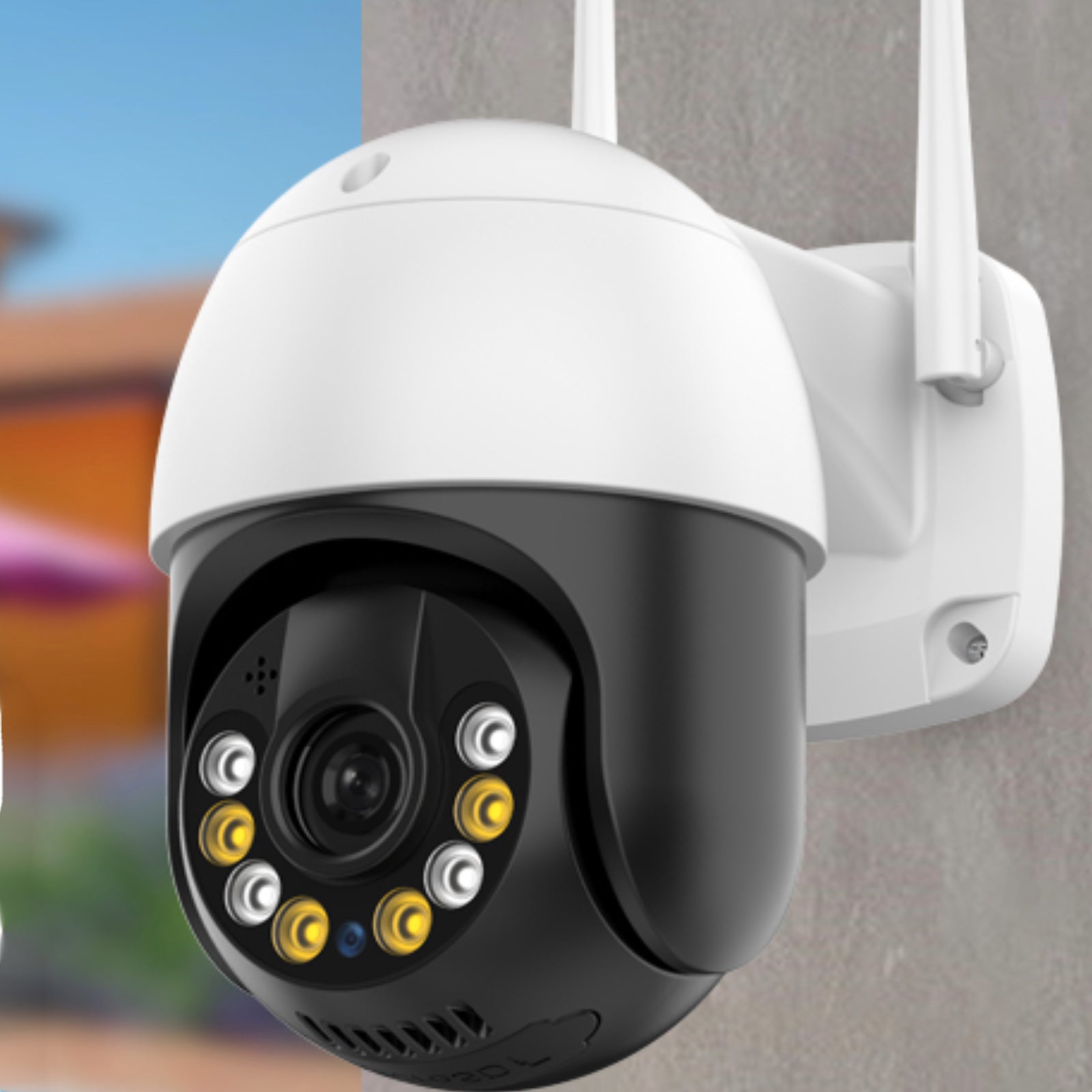 8MP AI Human Track PTZ Camera Ultra HD Day And Night Vision H.265 Video Recorder