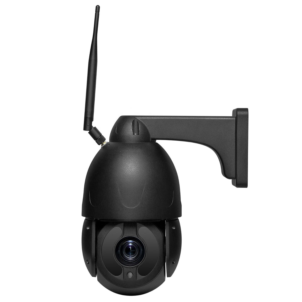 4G Wireless CCTV Dome Camera 40x Optical Zoom Human Tracking PTZ Night Vision 5MP High Definition Solid Metal Housing