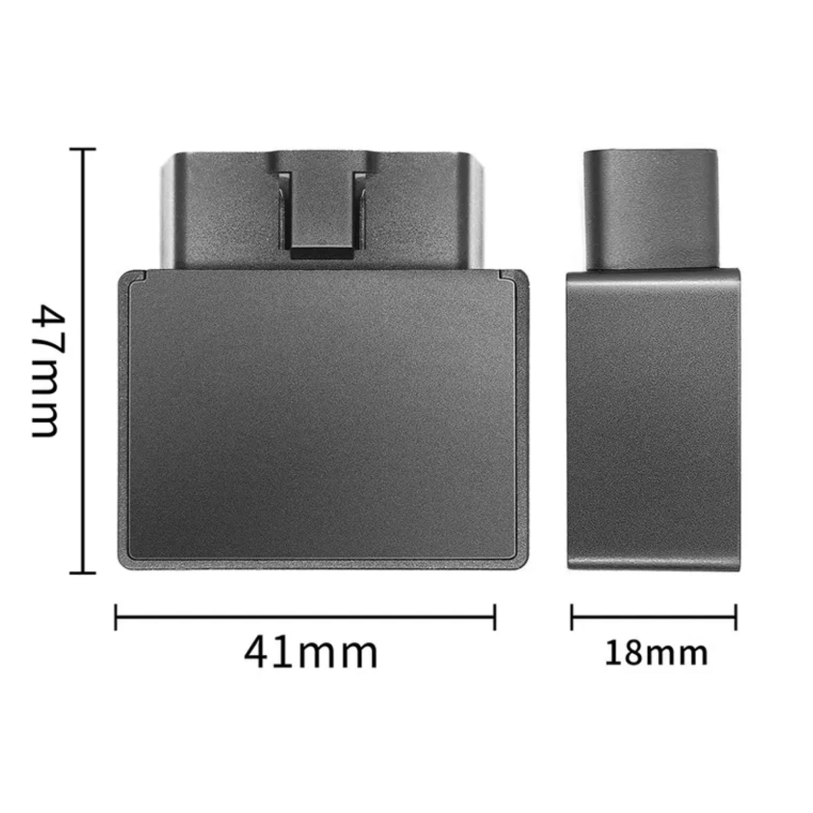 4G GPS Car Tracker in 16 Pin OBD Plug Real Time Tracking Geo-Fence Vibrate Motion Alarm Free App