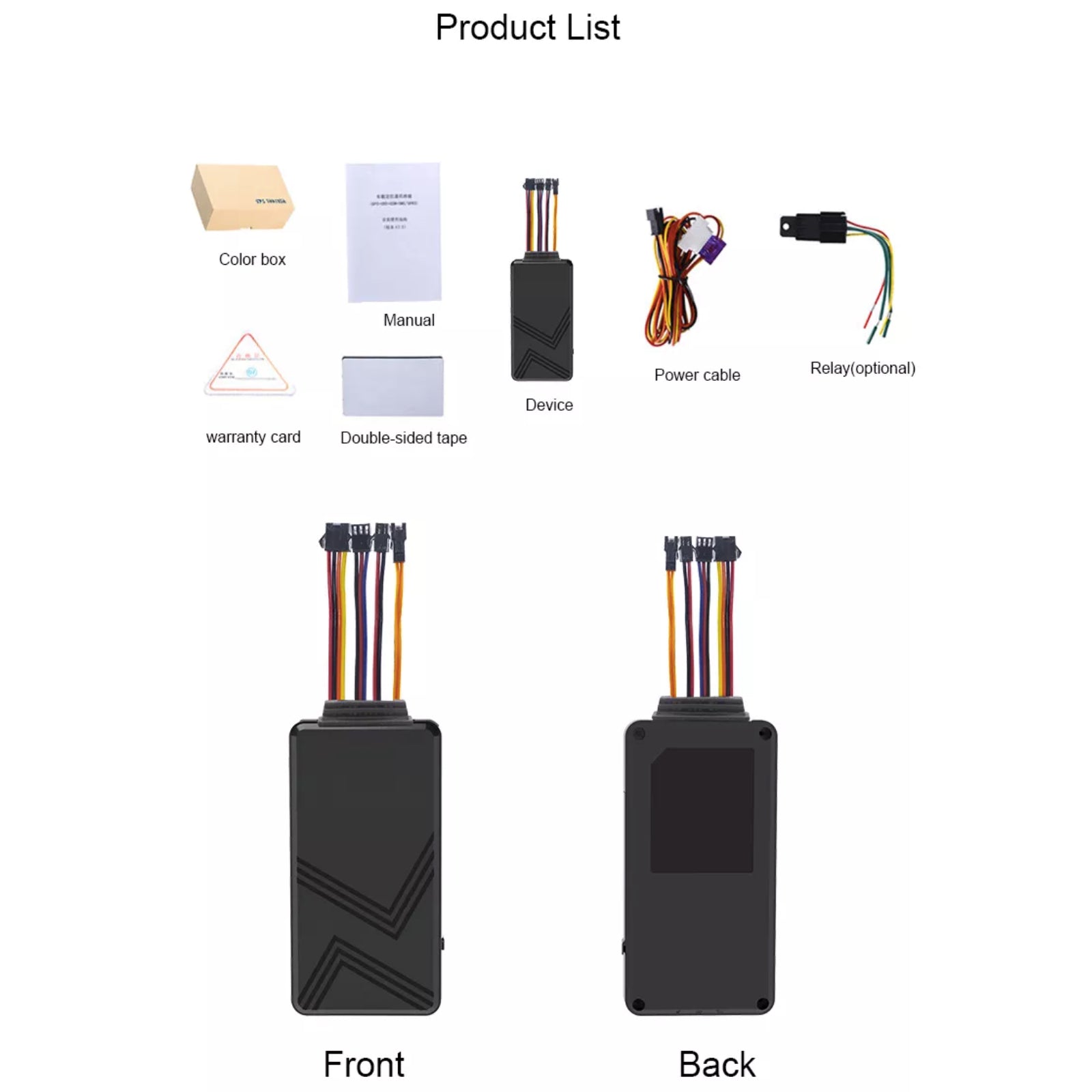 4G GPS Car Tracker Hardwired Engine Cut Off Real Time Live Tracking Push Notification Alerts