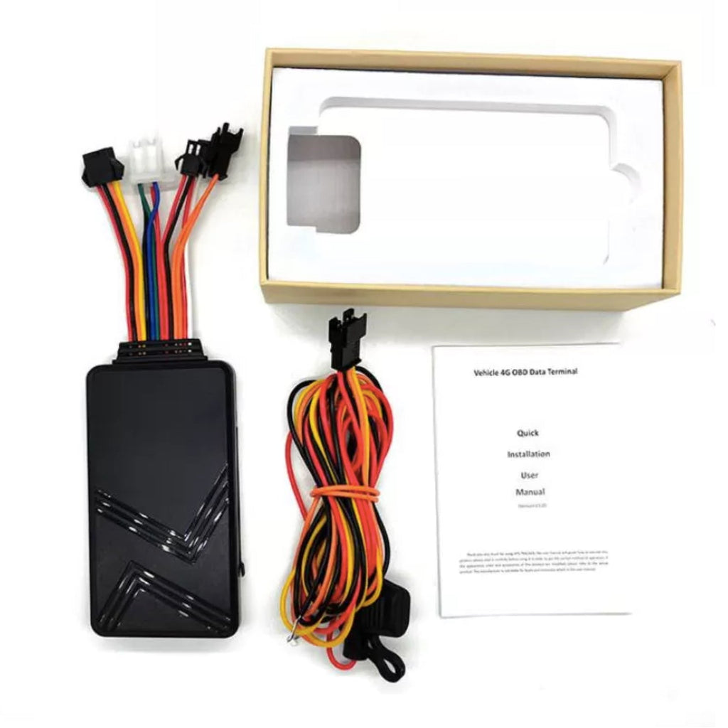 4G GPS Car Tracker Hardwired Engine Cut Off Real Time Live Tracking Push Notification Alerts