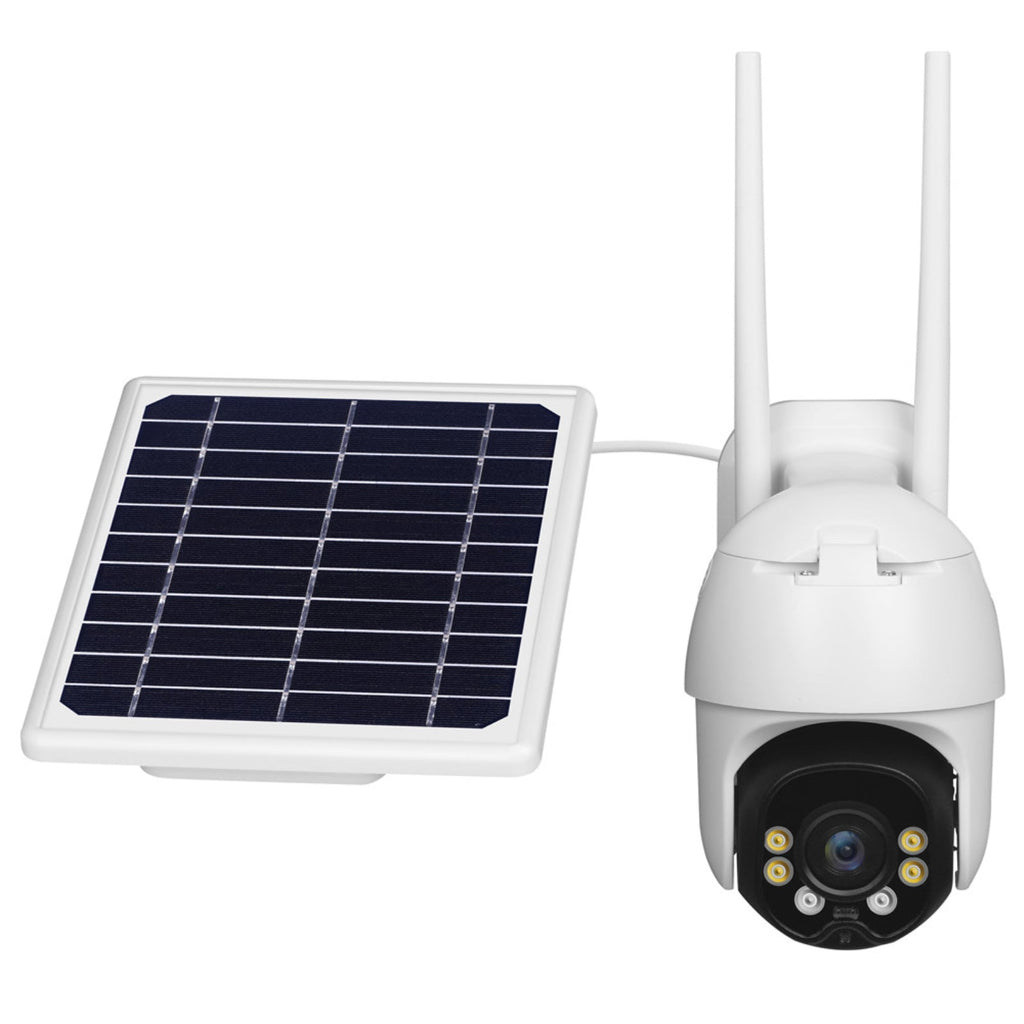 Camhipro 4G Solar Powered Camera PTZ Wireless 1080p Video Recorder CCTV Outdoor Security