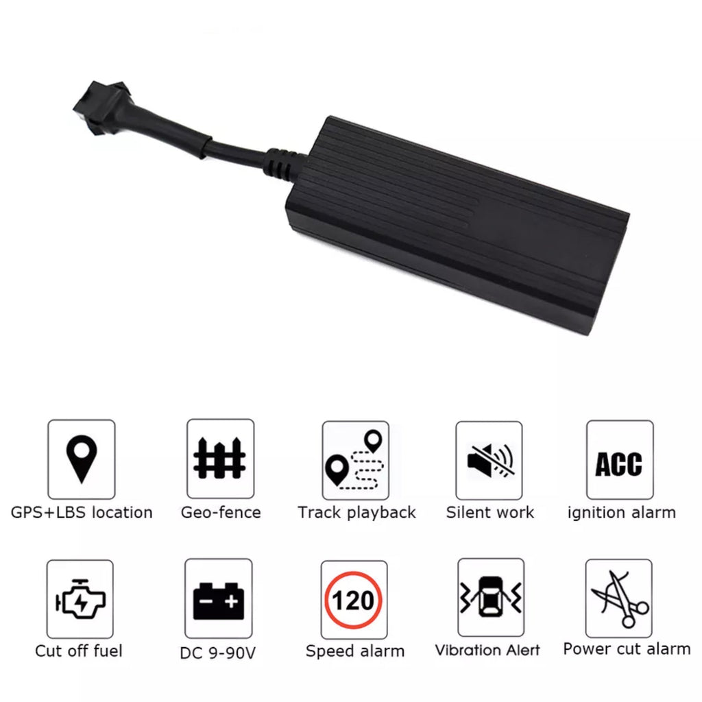 Waterproof IP65 GPS Vehicle Tracker Alarm System with Full Wiring Harness and Sim Card