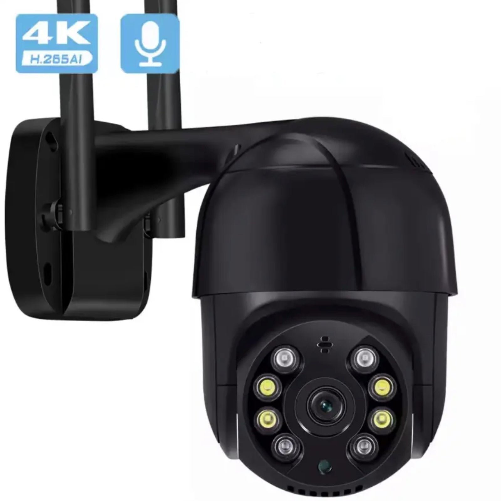 4K 8MP Human Tracking Camera Wireless Wi-Fi Night Vision Outdoor PTZ CCTV Video Recorder
