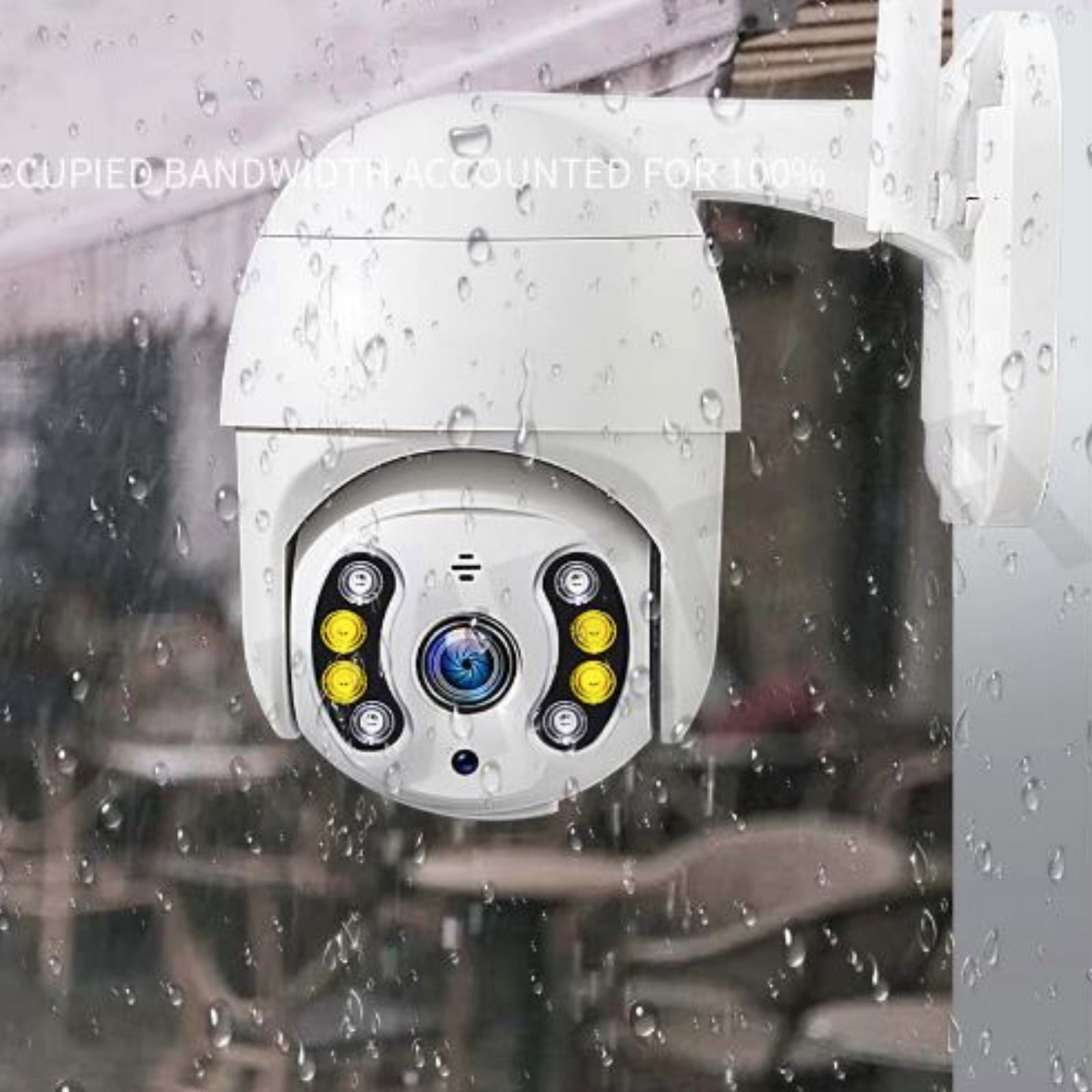 4K 8MP Human Tracking Camera Wireless Wi-Fi Night Vision Outdoor PTZ CCTV Video Recorder