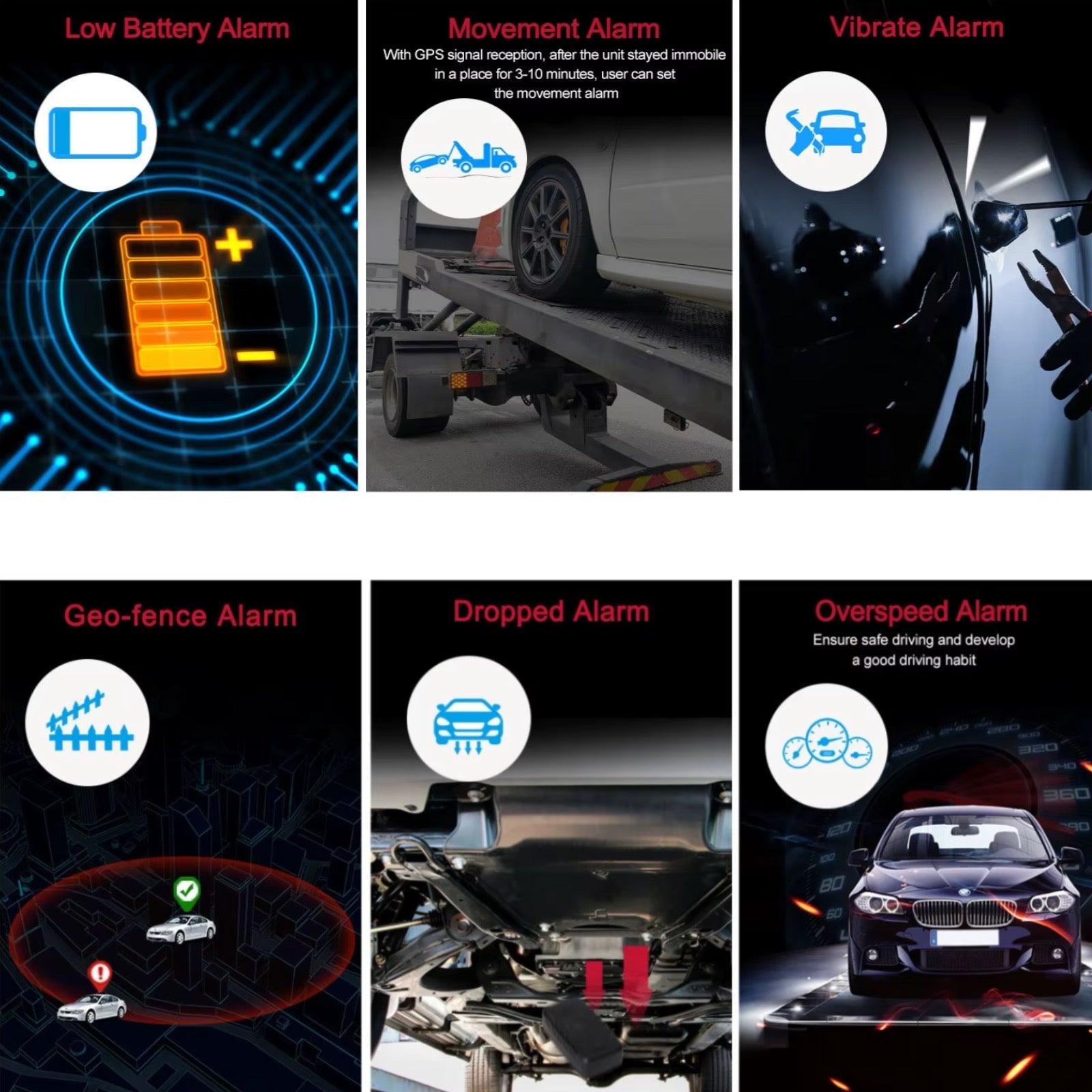 4G GPS Car Tracker Magnetic Waterproof 3-9 Month Battery Free Smartphone App & UK Sim