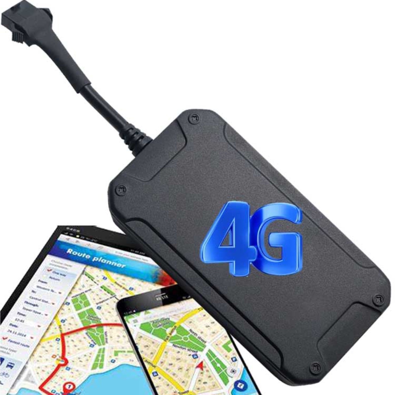 4G GPS Car Tracker LK960 Engine Cut Off Motion Vibration Geo-Fence Push Notification Alerts