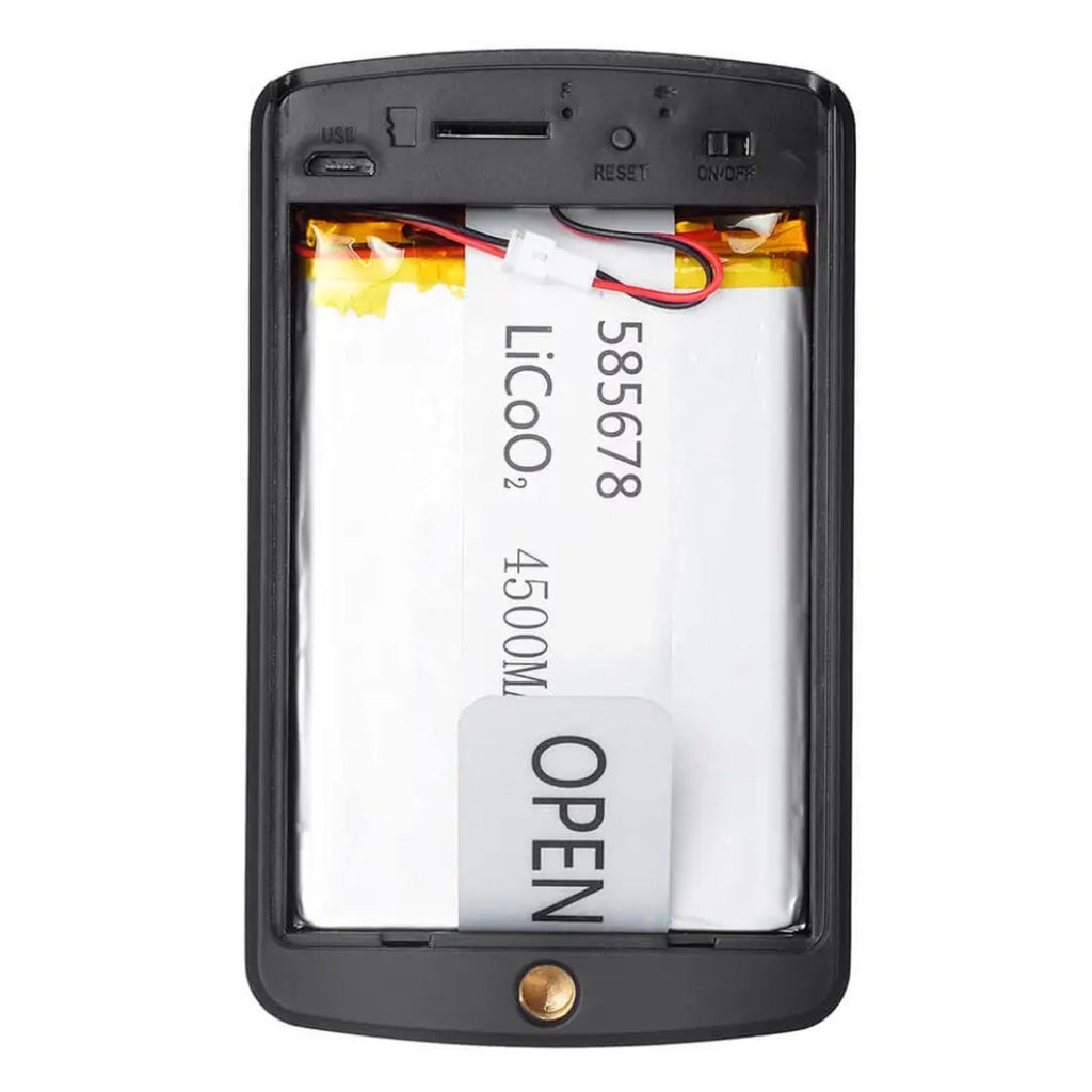 Ultra Long Battery Wi-Fi Security Camera in Black PIR Alarm Sensor Motion Detect Recorder & Alert