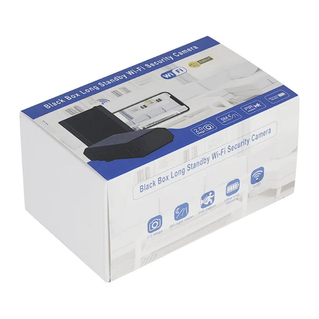 Ultra Long Battery Black Box Wi-Fi Hidden Camera Video Recorder Motion Detect Alerts