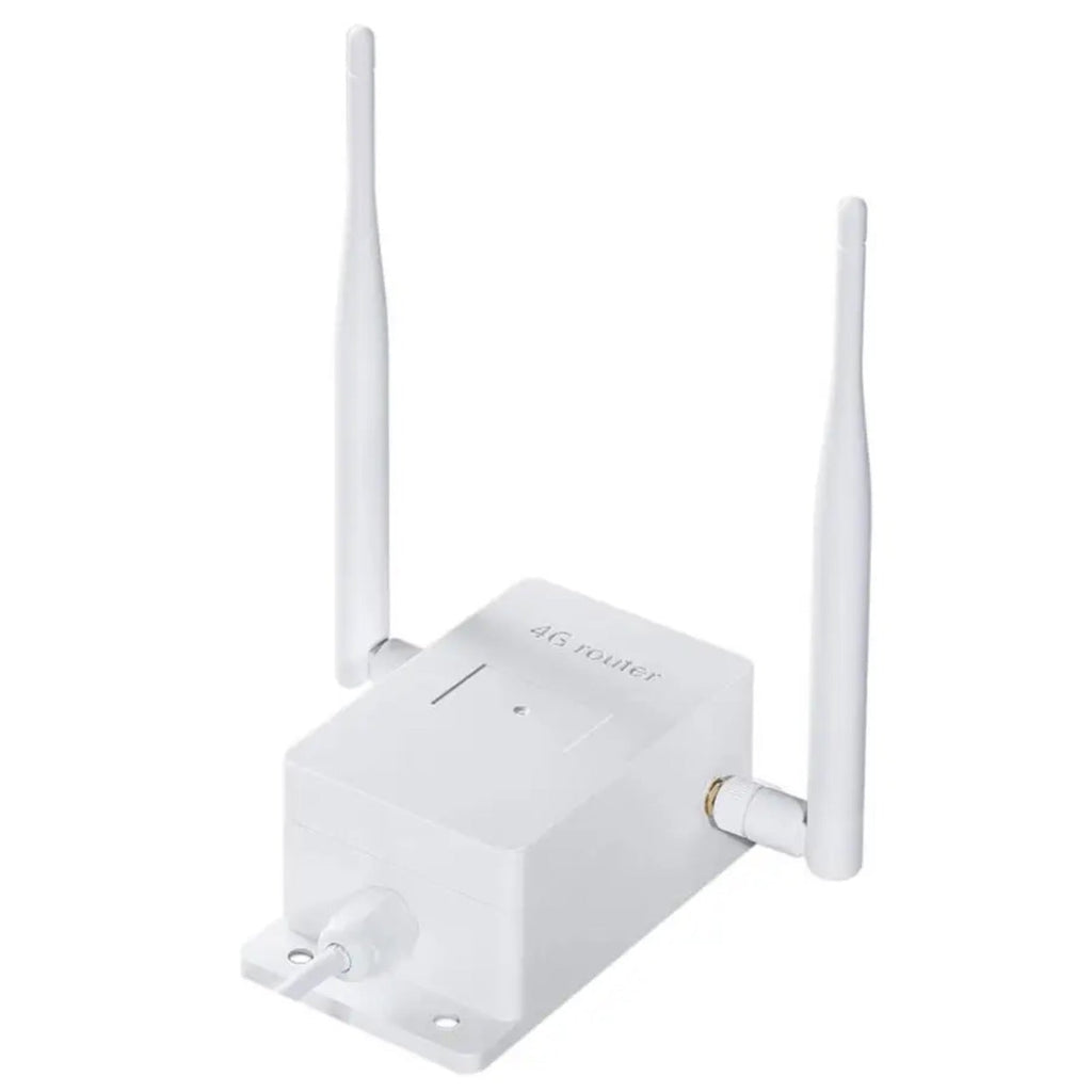 Outdoor 4G Sim Card Router 150mbps Wireless Wi-Fi 100 Metre Radius Dual Antenna Hotspot for Security Surveillance Camera