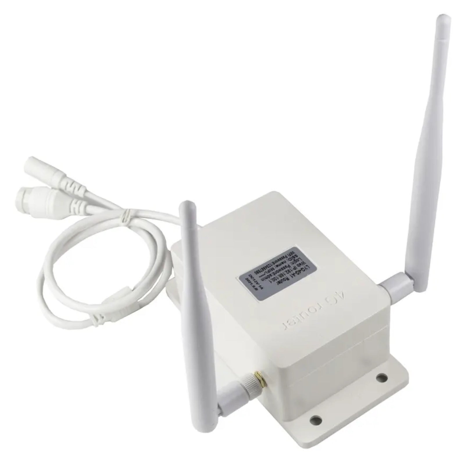 Outdoor 4G Sim Card Router 150mbps Wireless Wi-Fi 100 Metre Radius Dual Antenna Hotspot for Security Surveillance Camera