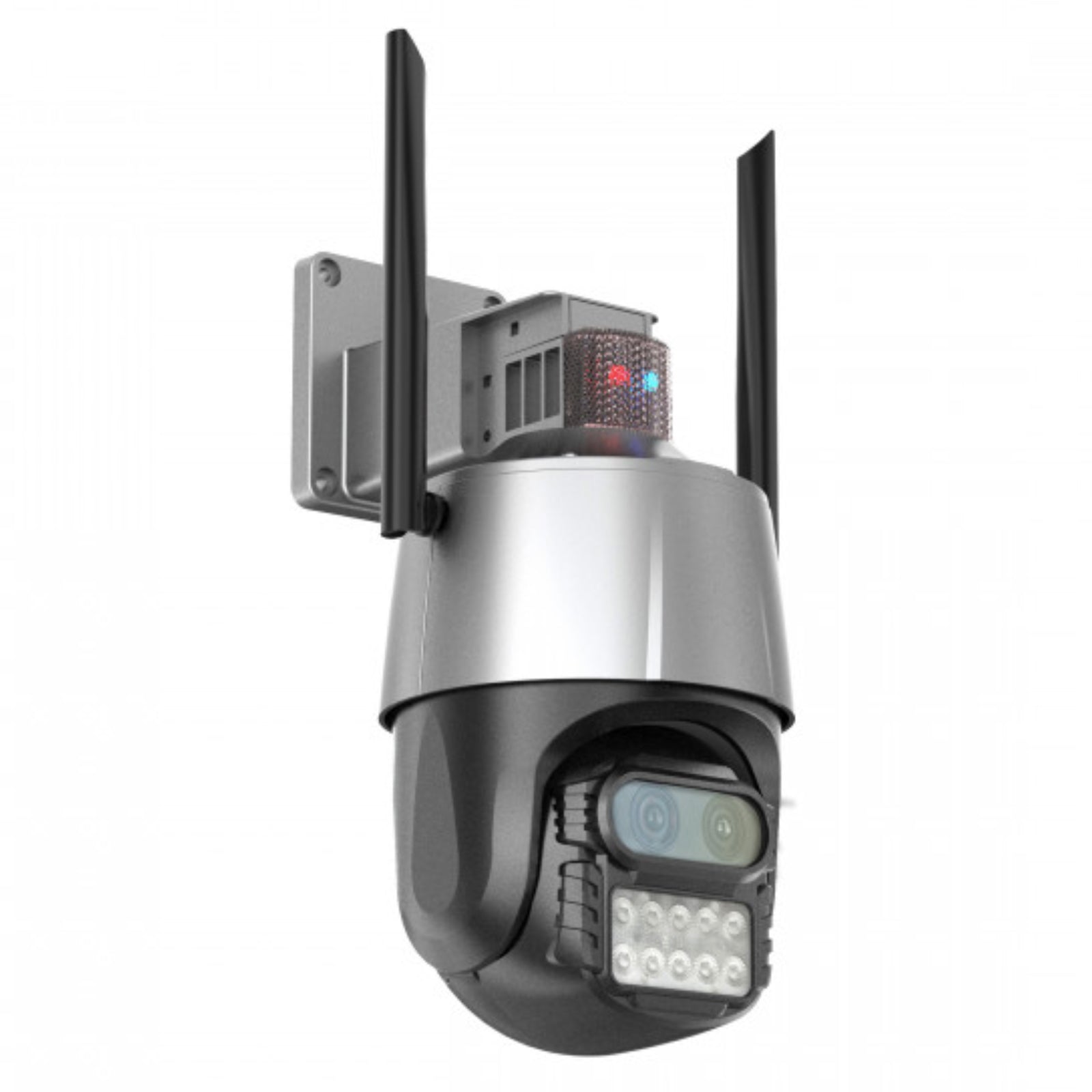 8MP Wireless Wi-Fi CCTV Camera 8x Optical Zoom Dual Lens PTZ Human Tracking Alarm Light