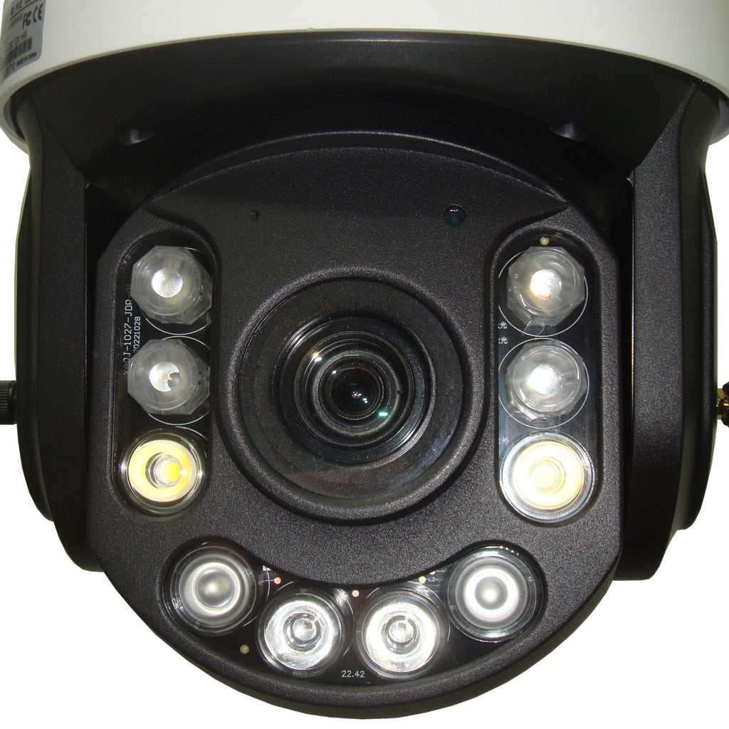 4G 8MP 4K UHD PTZ CCTV Camera 36x Auto Zoom & Human Tracking Face Recognition 200m Night Vision Full 360º Pan