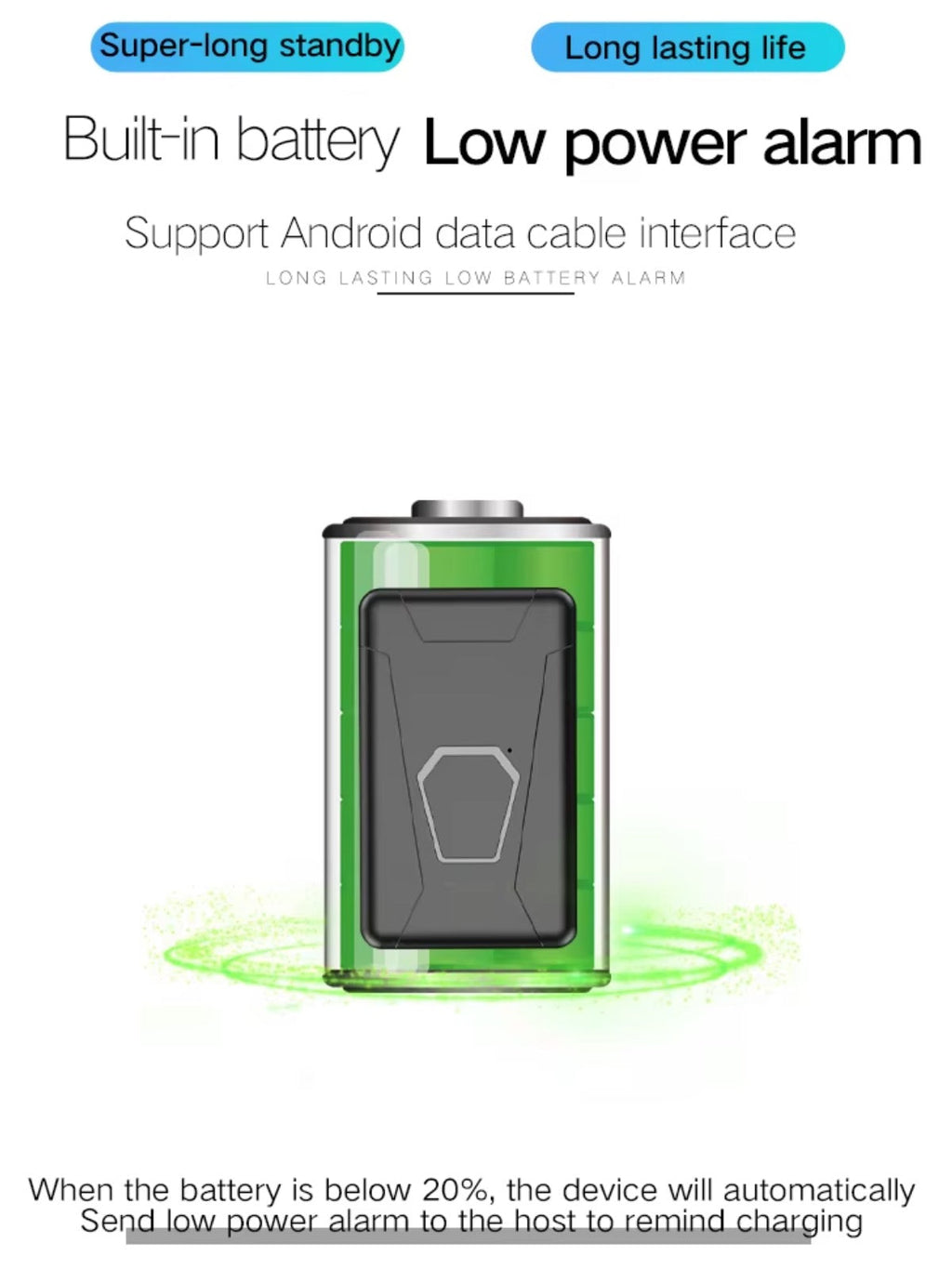 PG10 Mini Magnetic GPS Tracker Live Historical Track Audio Monitor 1 Month Battery Geo Fence Push Alerts