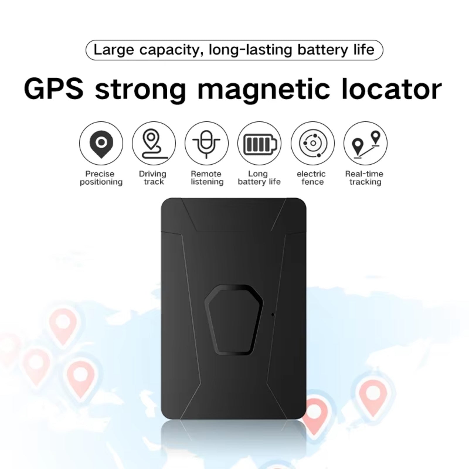 PG11 Magnetic GPS Car Tracker 60 Day Battery Live Historical Track Geo Fence Push Alerts Vehicle Alarm