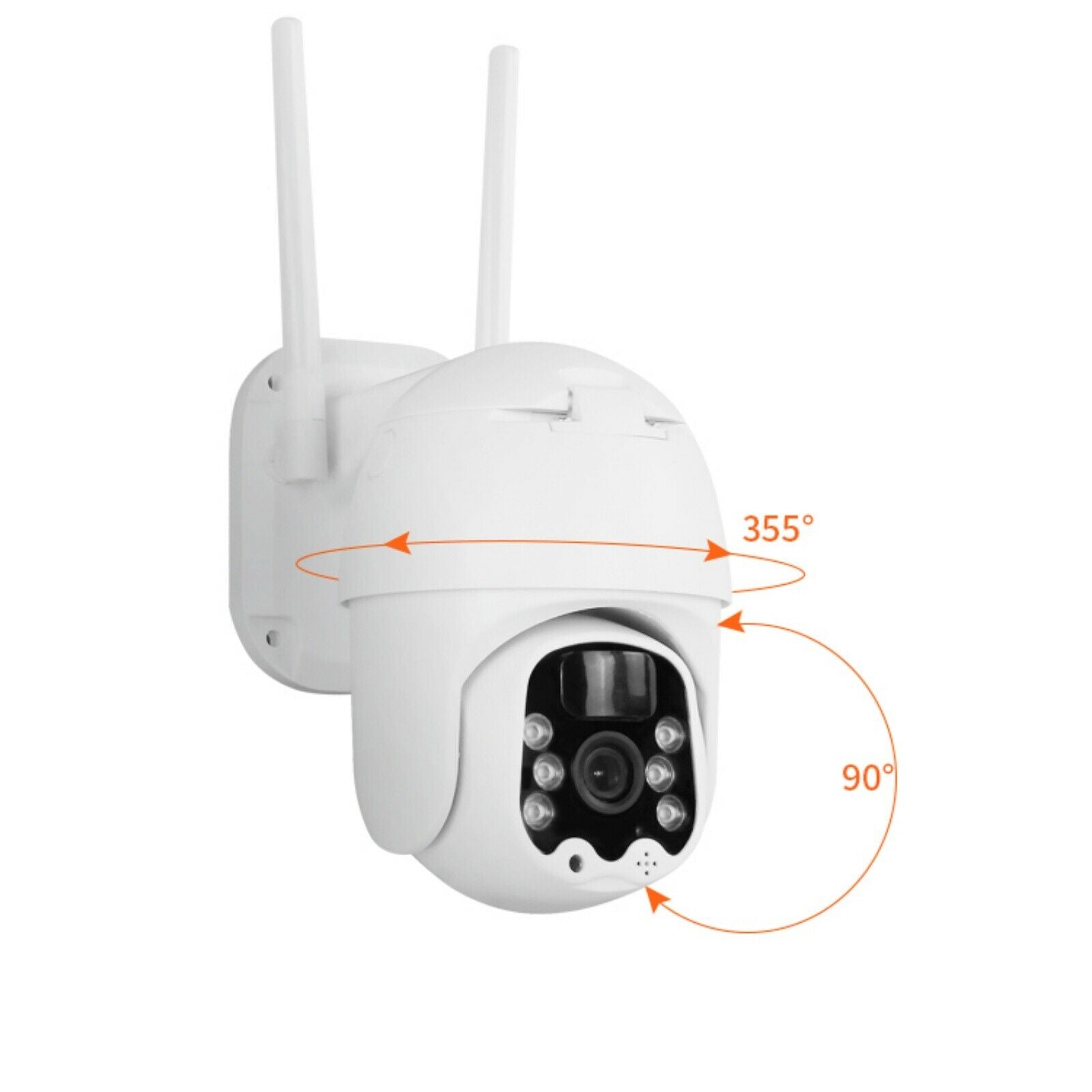 4G WiFi Solar Power Dome Camera Wireless Video CCTV PTZ 2 Way Audio PIR Night Vision