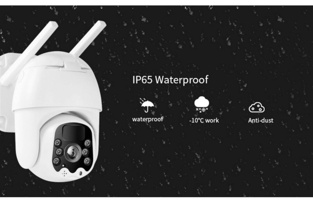4G WiFi Solar Power Dome Camera Wireless Video CCTV PTZ 2 Way Audio PIR Night Vision