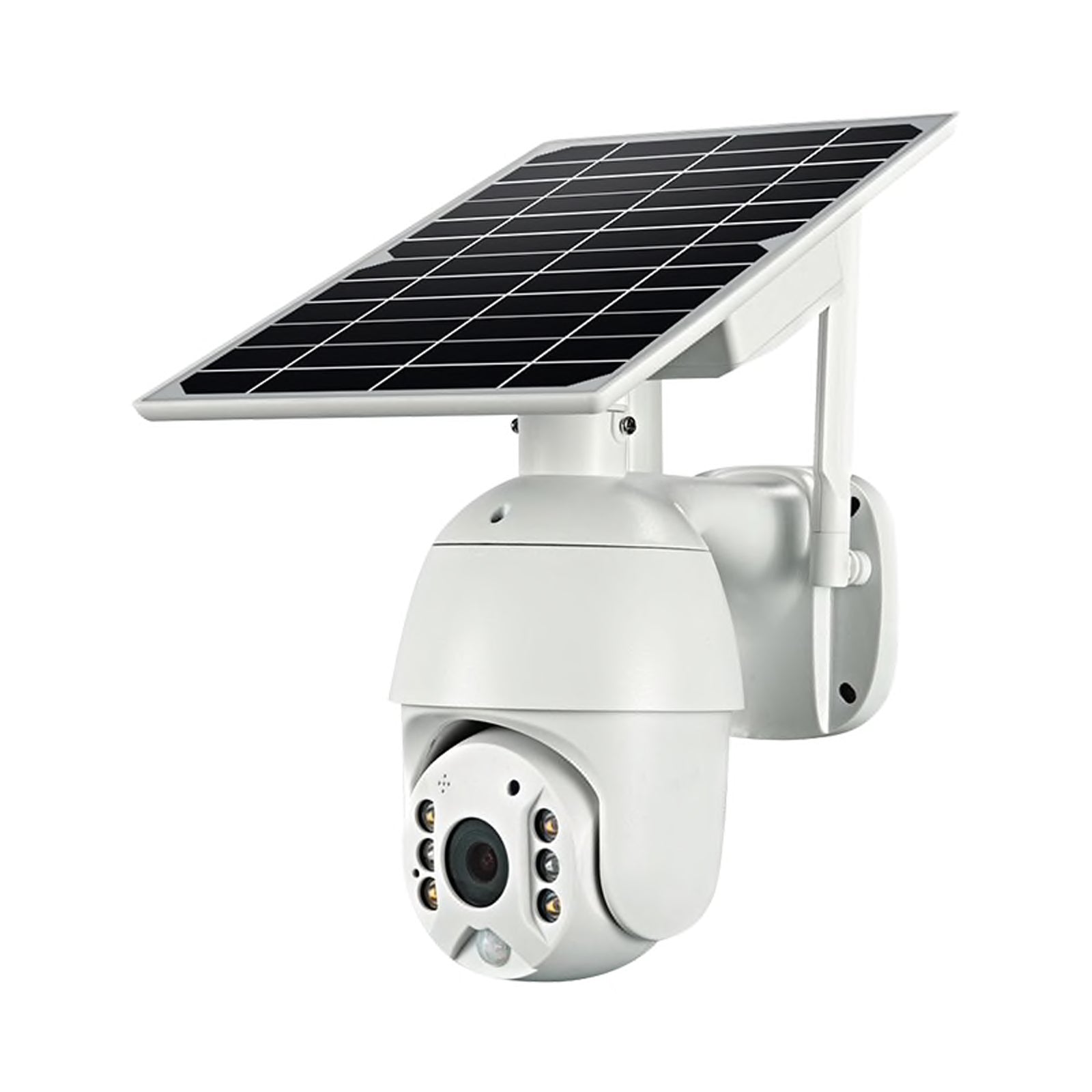 Solar Power Dome Camera Wi-Fi & 4G LTE IP Network CCTV Security 2 Way Audio PIR Night Vision