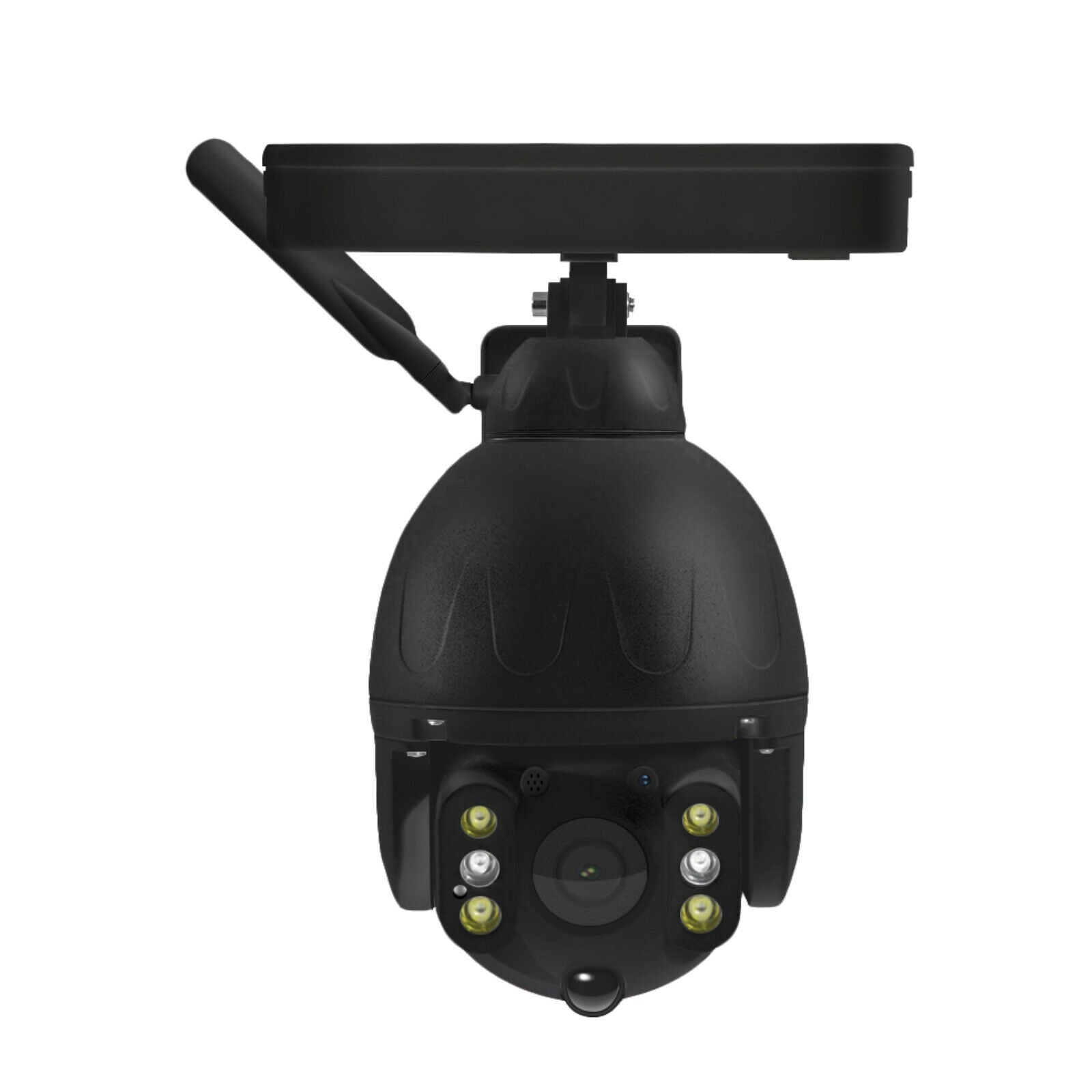 4G WiFi Solar Power Dome Camera Wireless Video CCTV PTZ 2 Way Audio PIR Night Vision