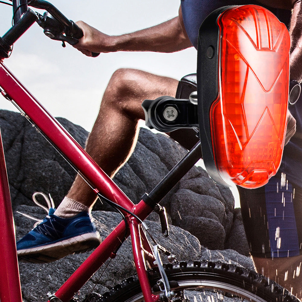 GPS Bike Bicycle Tracker in LED Lamp Mobile Alarm System SIM Card 3 Month Battery Standby