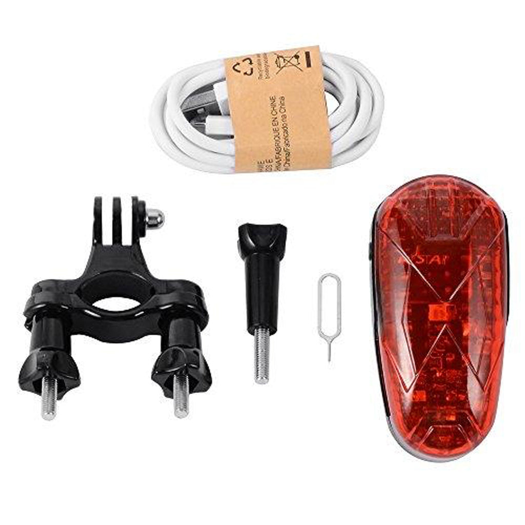 GPS Bike Bicycle Tracker in LED Lamp Mobile Alarm System SIM Card 3 Month Battery Standby