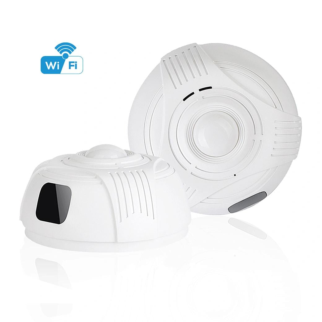 Dummy Smoke Detector Camera Wireless Wi-Fi 330 degree Pan Video Recorder Motion Detection