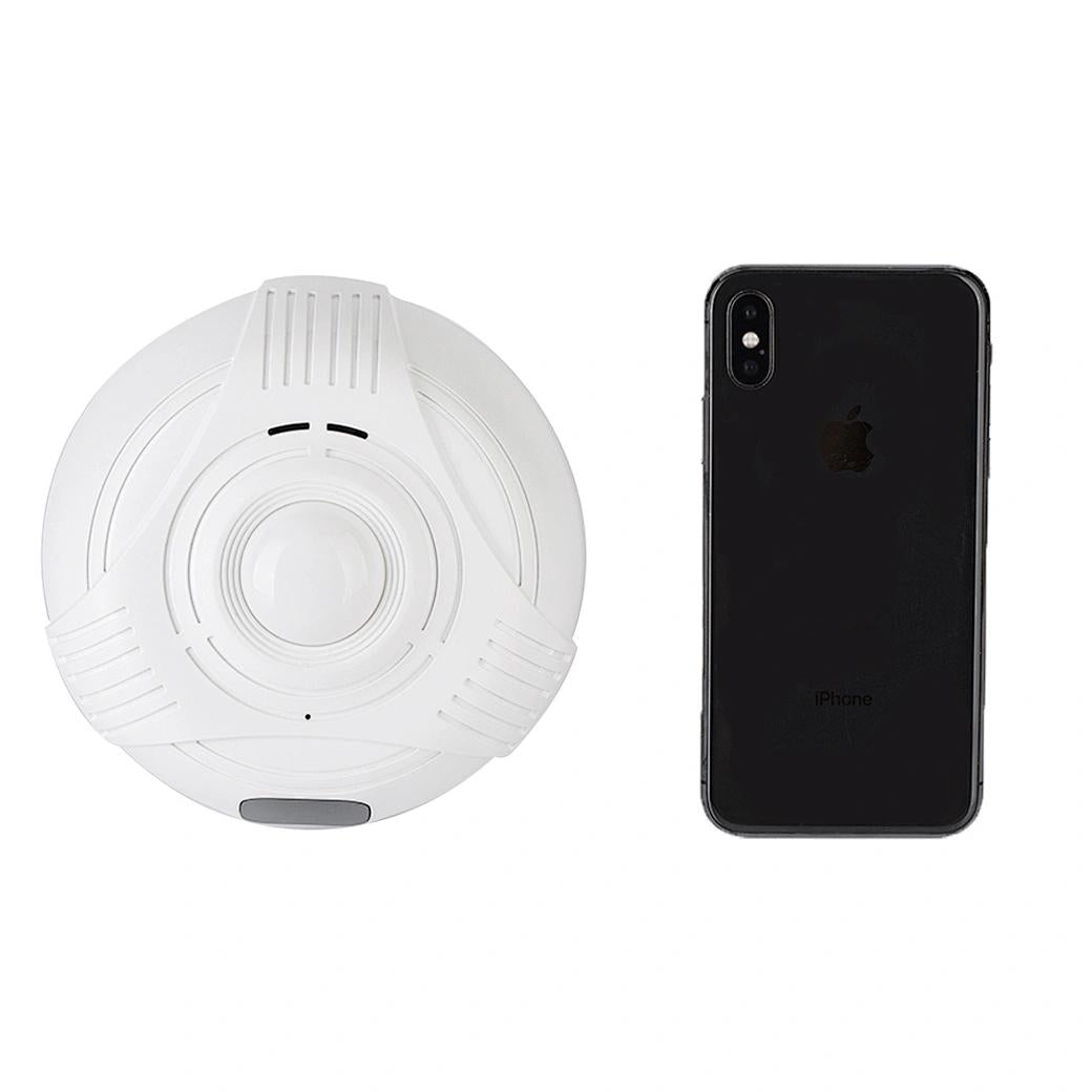 Dummy Smoke Detector Camera Wireless Wi-Fi 330 degree Pan Video Recorder Motion Detection