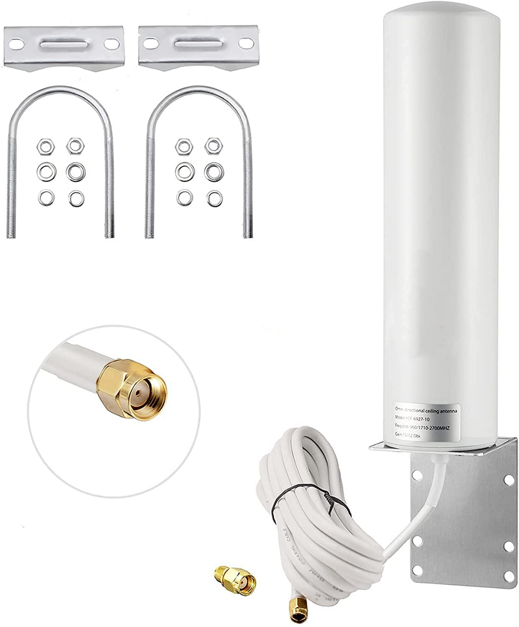 4G High Gain Omni-Directional Antenna Aerial For Wireless Wi-Fi 4G LTE Security CCTV Camera