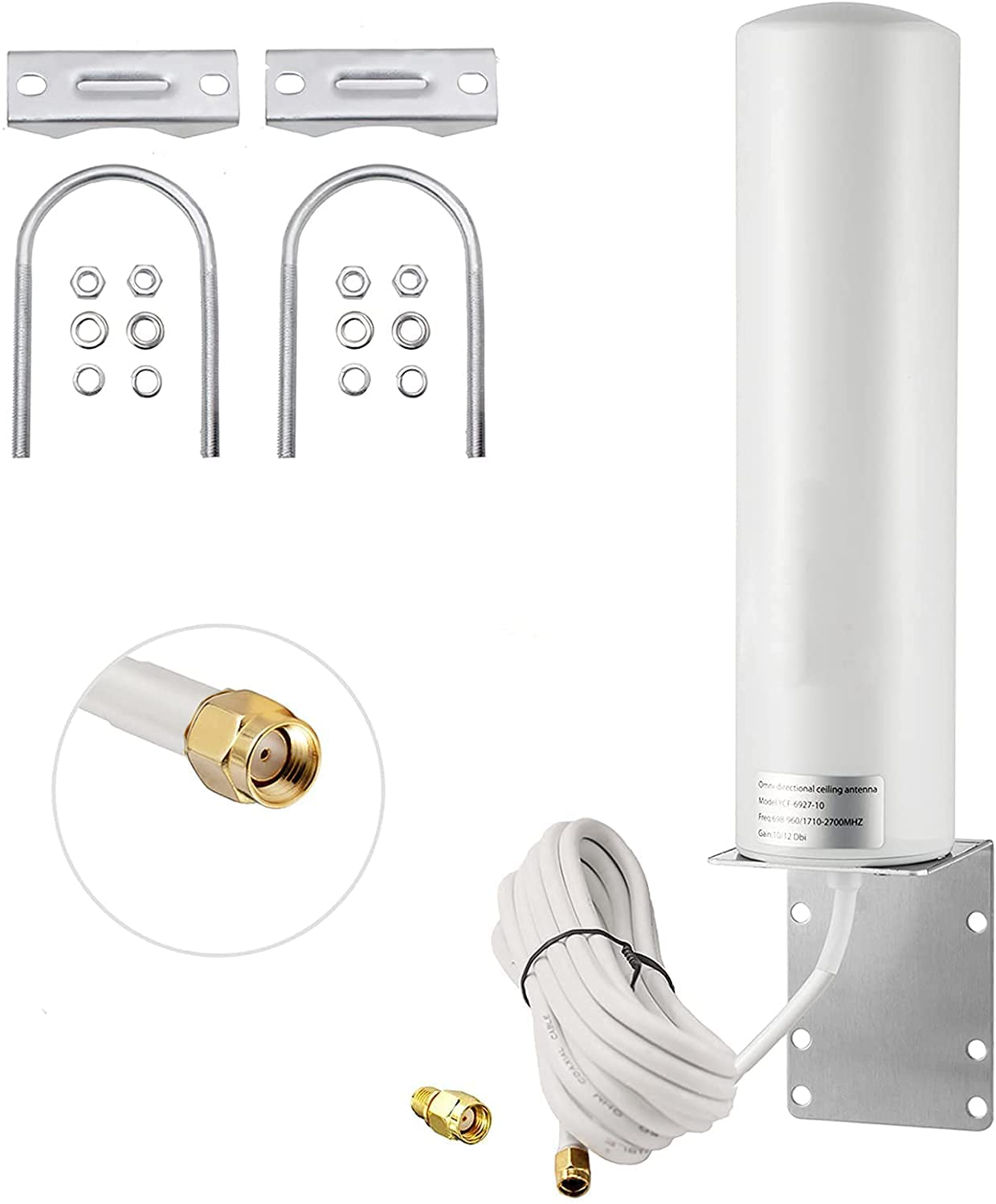 4G High Gain Omni-Directional Antenna Aerial For Wireless Wi-Fi 4G LTE Security CCTV Camera