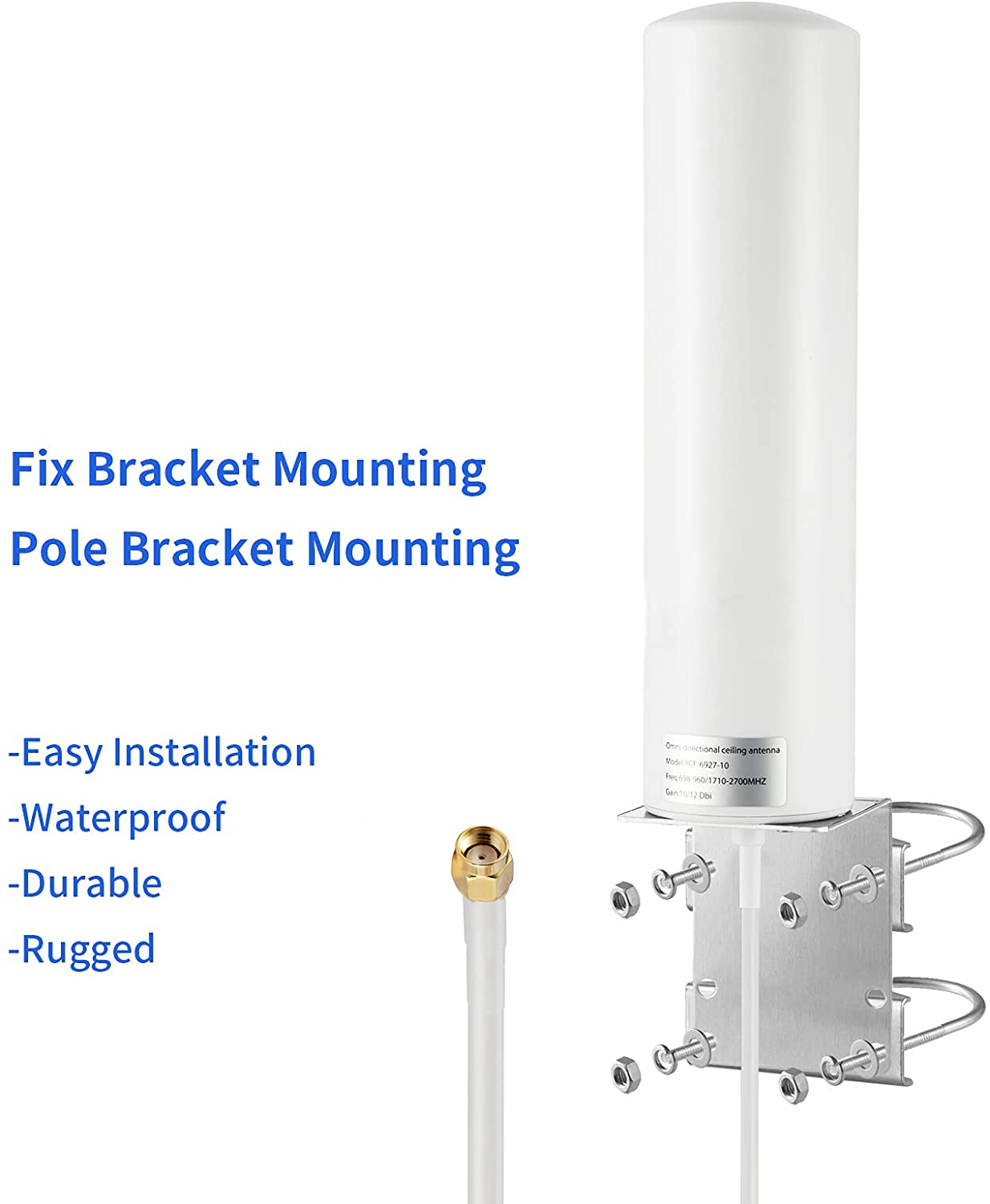 4G High Gain Omni-Directional Antenna Aerial For Wireless Wi-Fi 4G LTE Security CCTV Camera