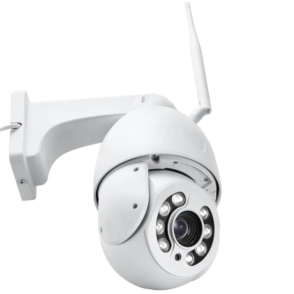 Wireless 4G PTZ Dome Camera 30x Optical Zoom 355º Pan 90º Tilt & 80m Night Vision Human Tracking