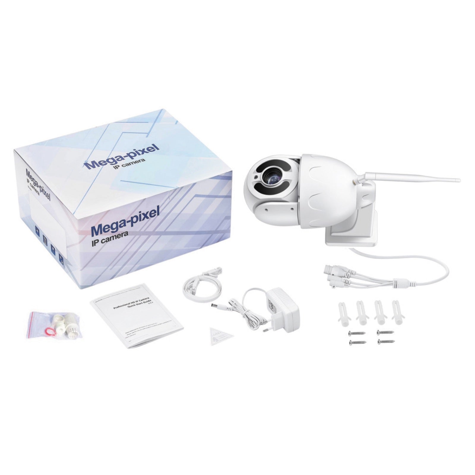 Wireless 4G PTZ Dome Camera 30x Optical Zoom 355º Pan 90º Tilt & 80m Night Vision Human Tracking