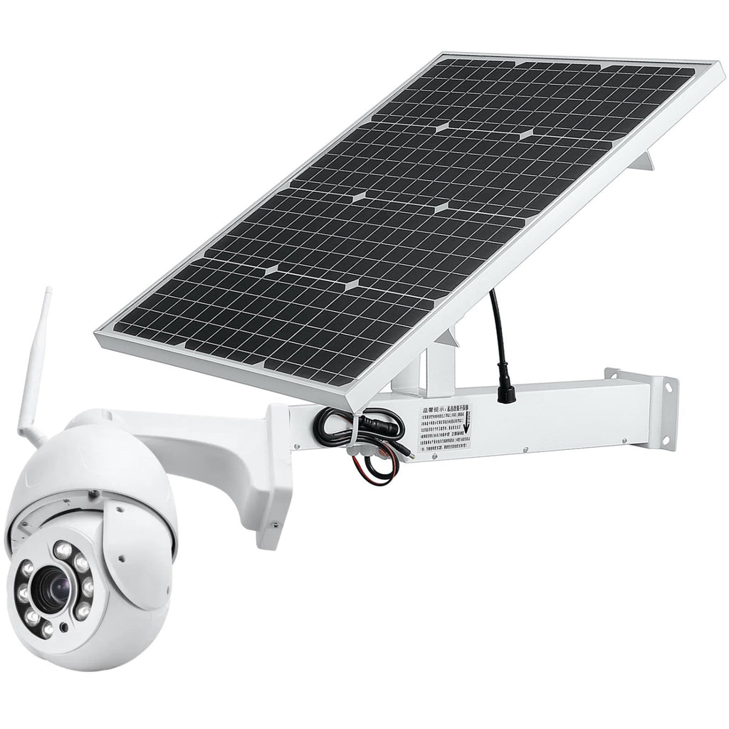 Wireless 4G PTZ Dome Camera 30x Optical Zoom 355º Pan 90º Tilt & 80m Night Vision Human Tracking