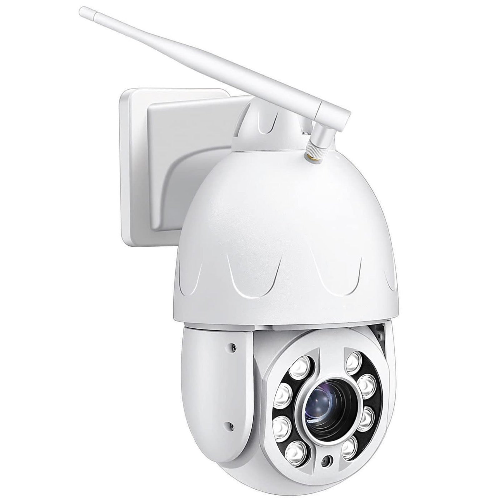 Wireless 4G PTZ Dome Camera 30x Optical Zoom 355º Pan 90º Tilt & 80m Night Vision Human Tracking