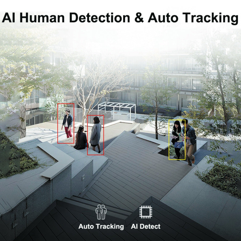 Wireless 4G PTZ Dome Camera 30x Optical Zoom 355º Pan 90º Tilt & 80m Night Vision Human Tracking