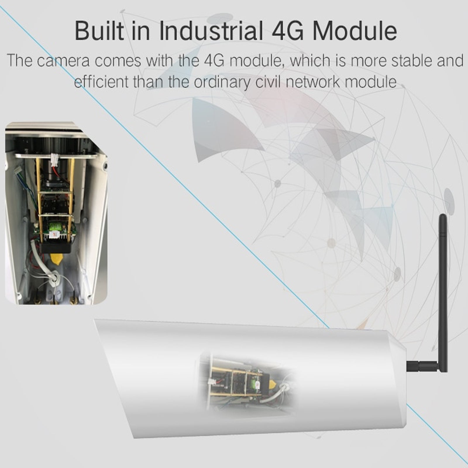 Y9 Wireless 4G Wifi Solar Power Wire Free Video Camera CCTV Security All Year Round