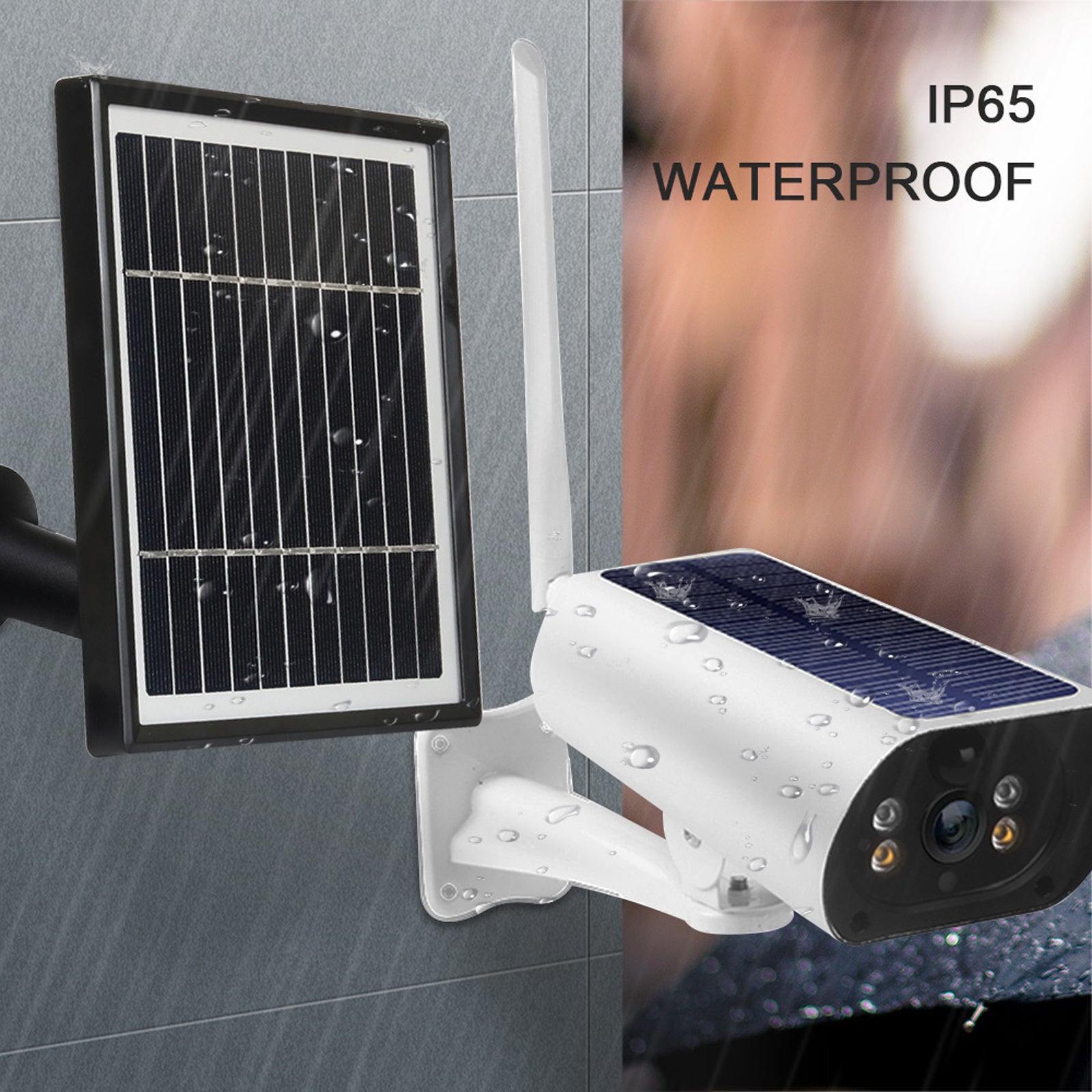 Y9 Wireless 4G Wifi Solar Power Wire Free Video Camera CCTV Security All Year Round